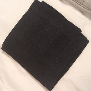 Crate and Barrel Linen Cocktail Napkins set of 12 Deep Indigo